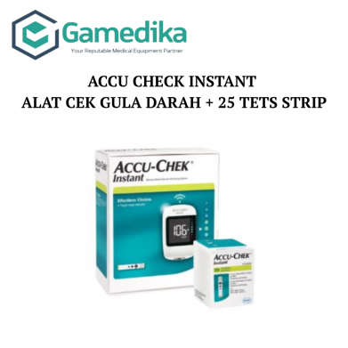 ACCU CHECK INSTANT ALAT CEK GULA DARAH + 25 TETS STRIP
