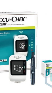 ACCU CHEK INSTANT ALAT CEK GULA DARAH + 25 TEST STRIP