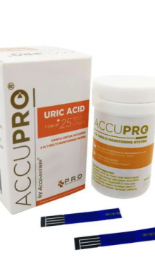 ACCUPRO STRIP CEK ASAM URAT ISI 25 TEST STRIP