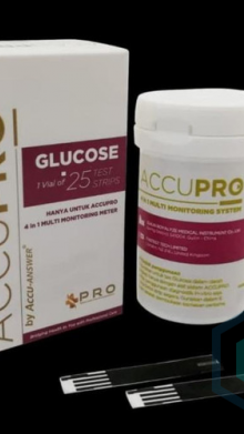 ACCUPRO STRIP CEK GULA DARAH ISI 25 TEST STRIP