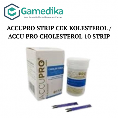 ACCUPRO STRIP CEK KOLESTEROL / ACCU PRO CHOLESTEROL 10 STRIP