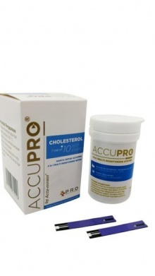 ACCUPRO STRIP CEK KOLESTEROL ISI 10 TEST STRIP