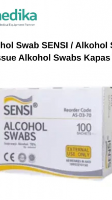 Alcohol Swab SENSI / Alkohol Swab / Tissue Alkohol Swabs Kapas Tisu