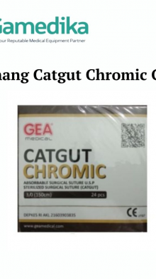Benang Catgut Chromic GEA ukuran 2