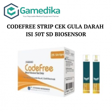 CODEFREE STRIP CEK GULA DARAH ISI 50T SD BIOSENSOR