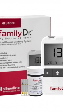FAMILY DR ALAT CEK GULA DARAH TEST BLOOD GLUCOSE MONITORING SYSTEM
