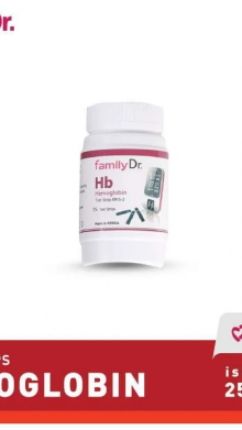 FAMILY DR STRIP CEK HEMOGLOBIN ISI 25 TEST STRIP