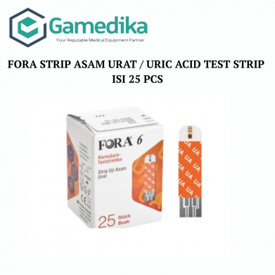 FORA STRIP ASAM URAT / URIC ACID TEST STRIP ISI 25 PCS