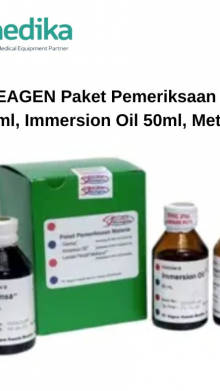 INDO REAGEN Paket Pemeriksaan Malaria (Giemsa 100ml, Immersion Oil 50ml, Methanol 100ml)