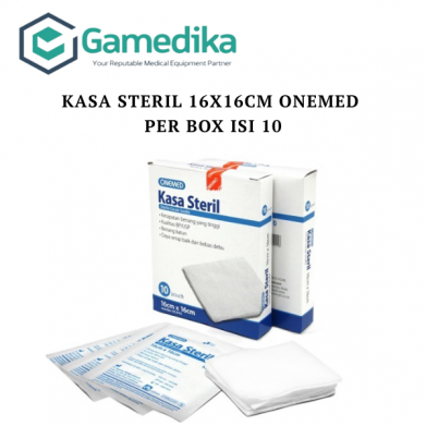 KASA STERIL 16X16CM ONEMED PER BOX ISI 10