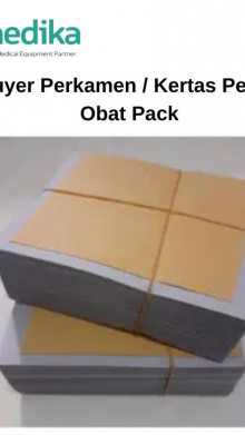 Kertas Puyer Perkamen 8cm x 10cm / Kertas Pembungkus Obat Pack