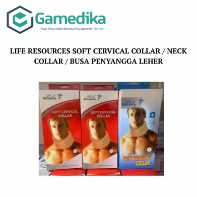 Life Resources Soft Cervical Collar / Neck Collar / Busa Penyangga Leher ukuran S