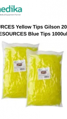 LIFERESOURCES Yellow Tips Gilson 200ul 1000ea / LIFERESOURCES Blue Tips 1000ul 500ea