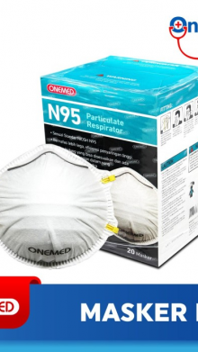 MASKER N95 ONEMED BOX 20 PCS