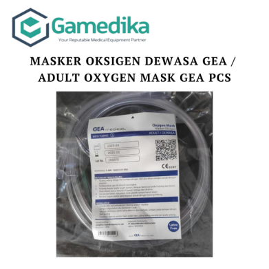Masker Oksigen DEWASA GEA / ADULT Oxygen Mask GEA