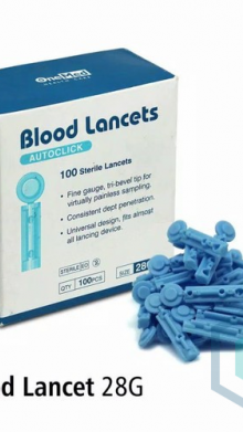 MEDILANCE BLOOD LANCET 28G ISI 100 PCS