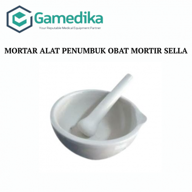 MORTAR ALAT PENUMBUK OBAT UKURAN 10 CM MORTIR SELLA
