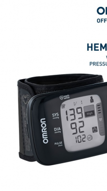 OMRON HEM 6232T TENSI METER PERGELANGAN TANGAN PREMIUM WRIST HEM 6232