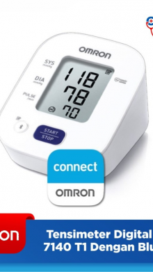 OMRON TENSIMETER BLUETOOTH BLOOD PRESSURE MONITORING HEM 7140T