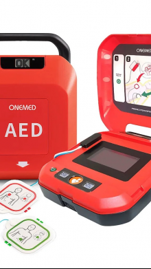 ONEMED AED DEFIBRILLATOR ONEHEART A8 SEMI AUTO WITH SCREEN