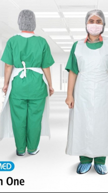 ONEMED APRON ONE BAG ISI 10PCS
