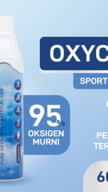 OXYCAN SPORT BLUE 600ML ALAT BANTU PERNAPASAN