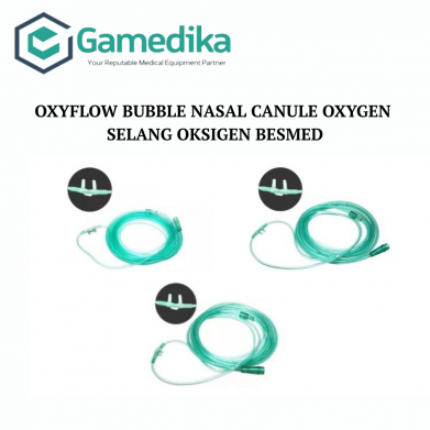 Oxyflow Bubble Nasal Canule Oxygen Selang Oksigen Besmed Dewasa