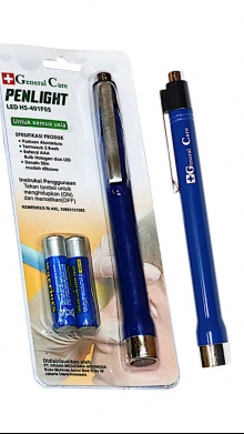 PENLIGHT LED ALUMINIUM WITH BATTERY GENERAL CARE