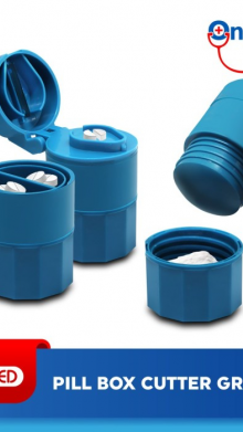 PILL CUTTER PLUS GRINDER PENGGERUS PENGHANCUR OBAT ONEMED