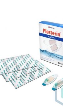 PLESTERIN TRANSPARAN AQUA KEDAP AIR BOX ISI 10 ONEMED