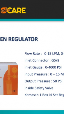REGULATOR OKSIGEN CHRONA CARE O2