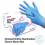 SARUNG TANGAN ONEMED NITRILE EXAM GLOVE WARM BLUE BOX ISI 100/ S M L 