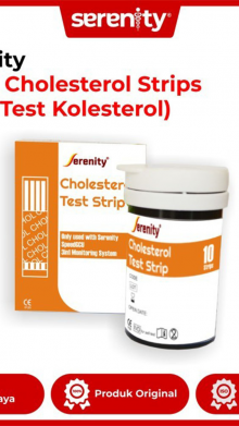 SERENITY BLOOD CHOLESTEROL STRIP ISI 25 PCS