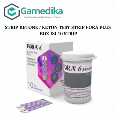 STRIP KETONE / KETON TEST STRIP FORA PLUS BOX ISI 10 STRIP