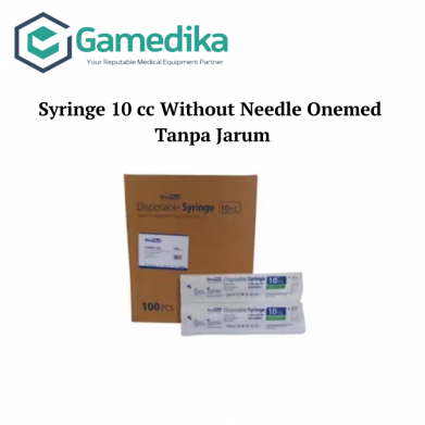 Syringe 10 cc Without Needle Onemed Tanpa Jarum