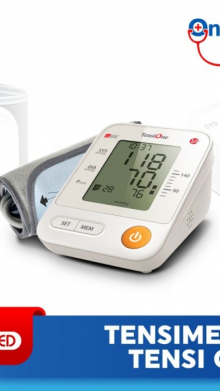 TENSI METER DIGITAL TENSIONE 1A ONEMED DENGAN SUARA + ADAPTOR
