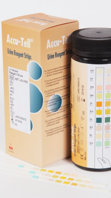 URINE REAGENT ACCUBIOTECH STRIP 11 P
